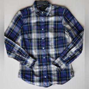 J. Crew women’s plaid button up shirt size 00